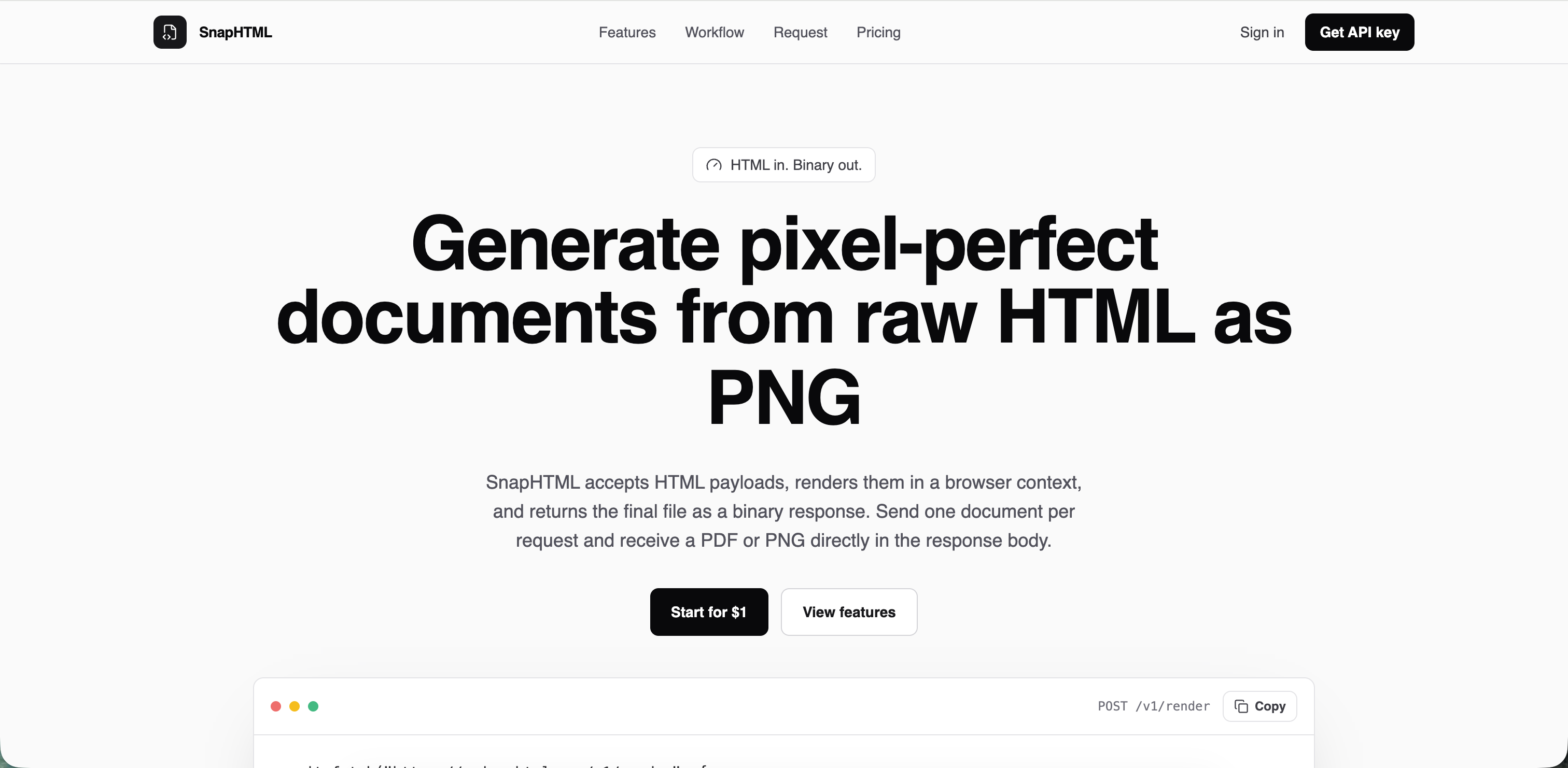 SnapHTML