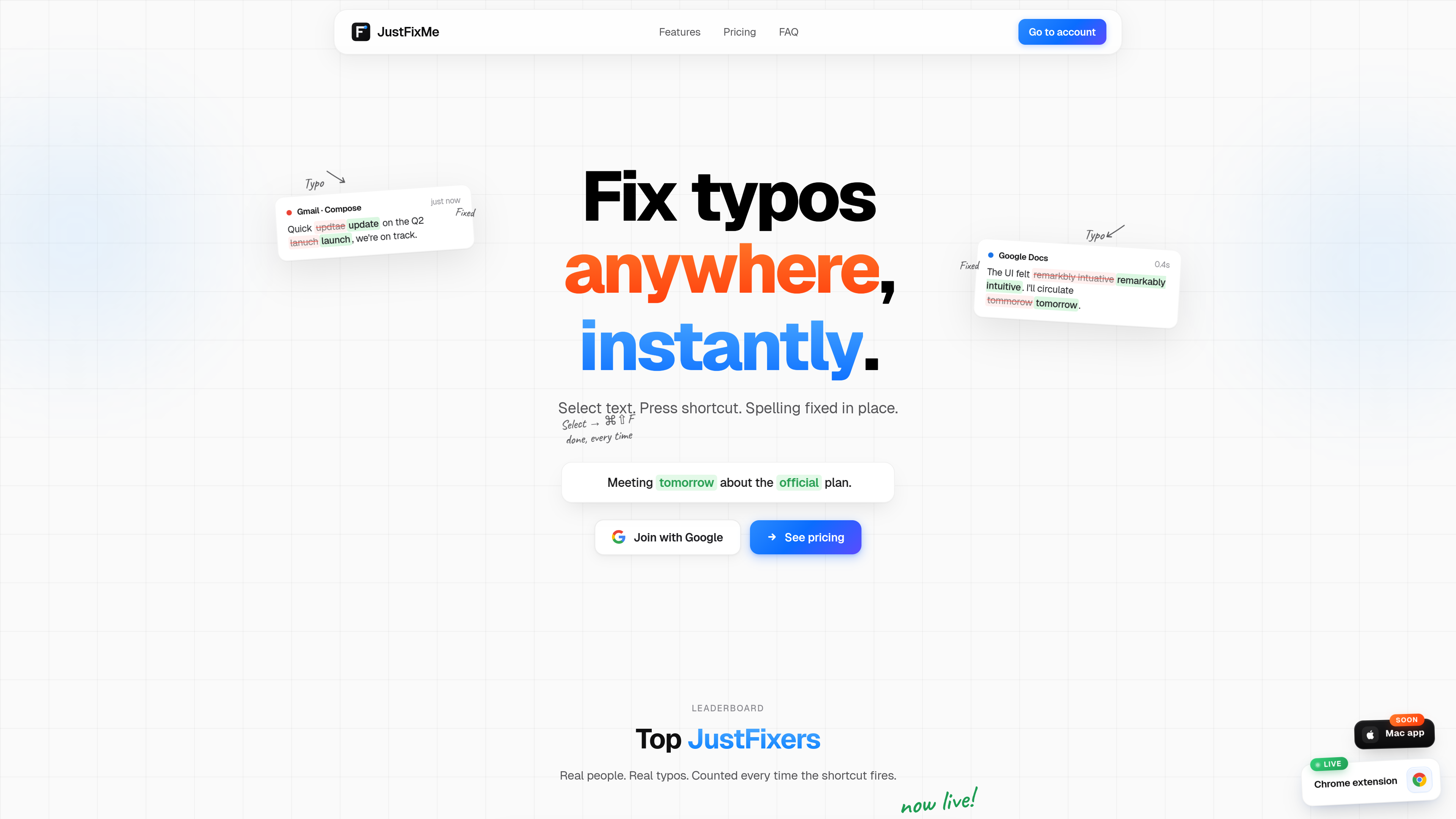 JustFixMe