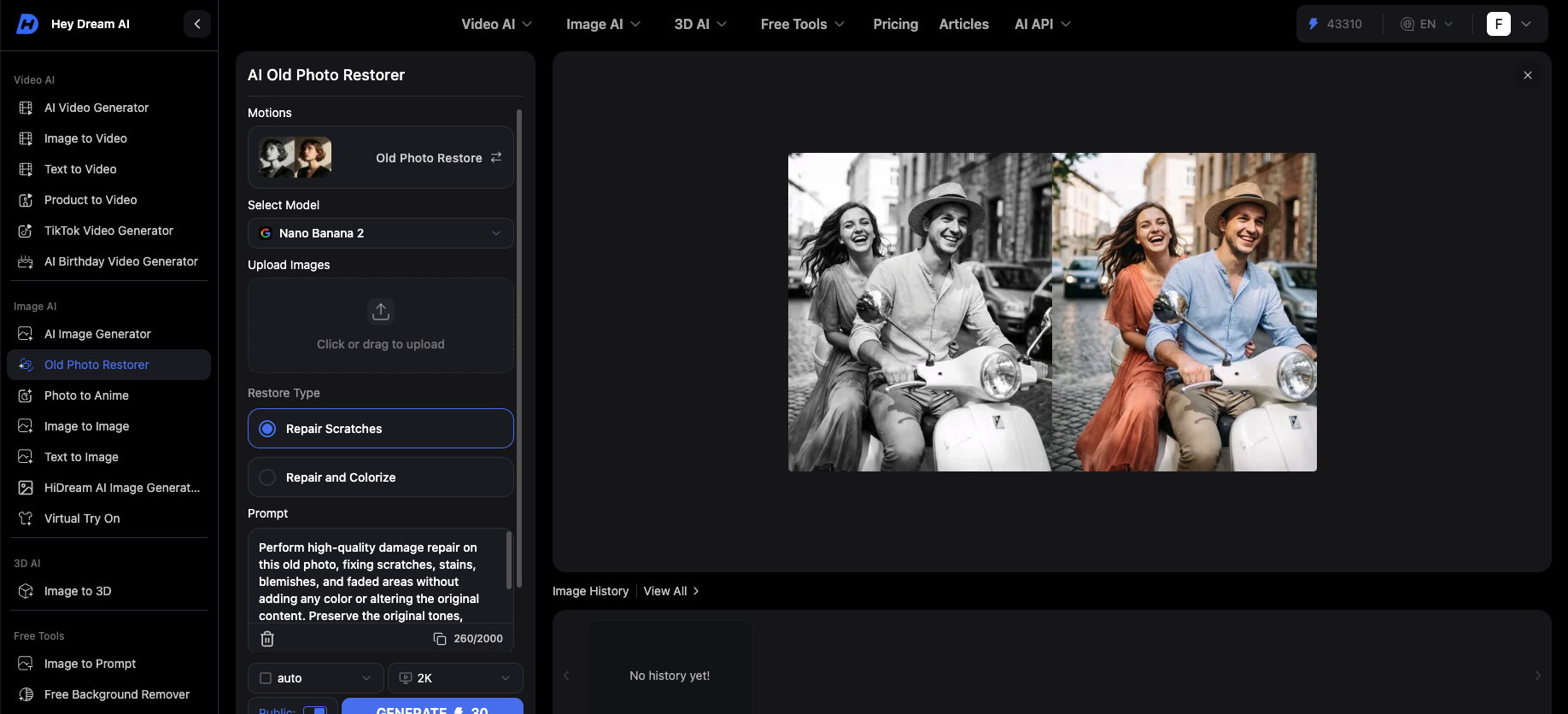 old photo restorer
