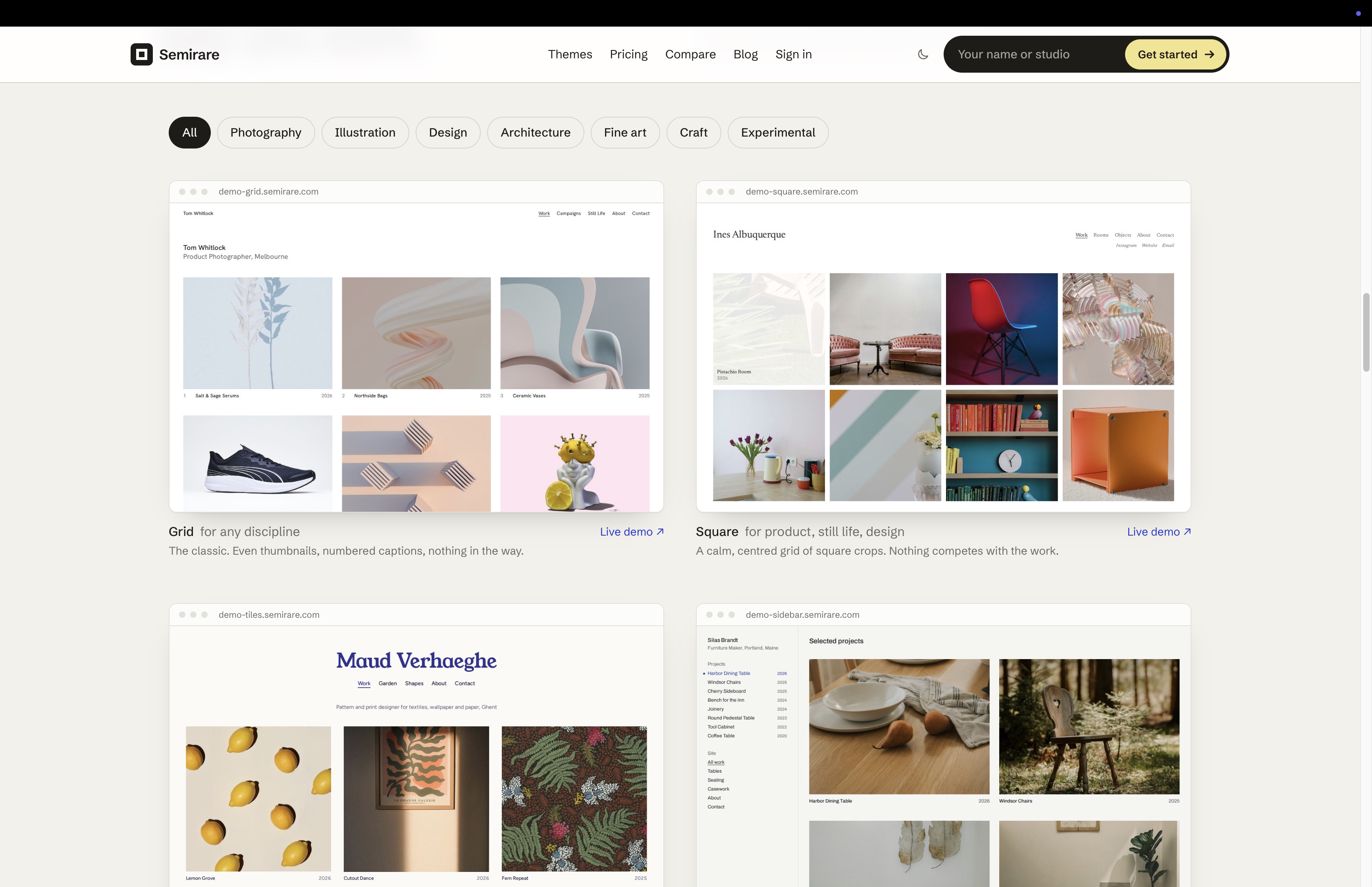 Semirare screenshot 1