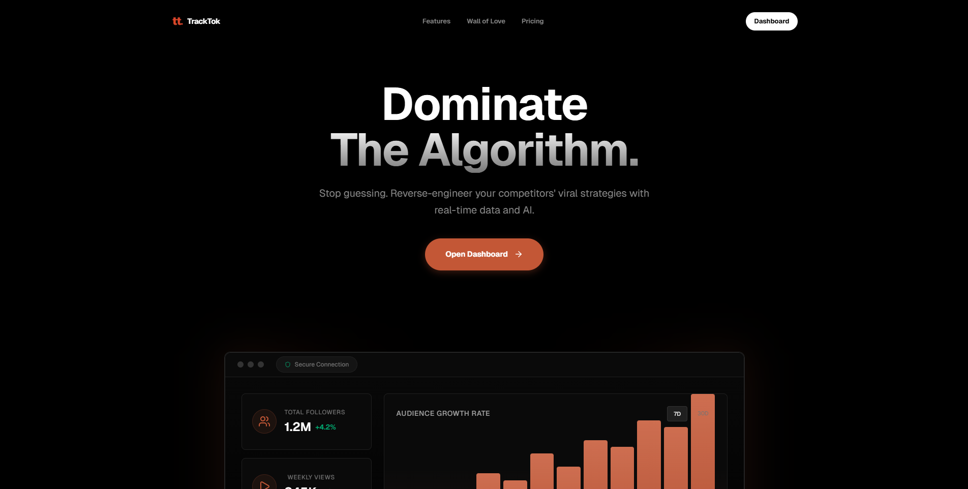 Tracktok screenshot 1
