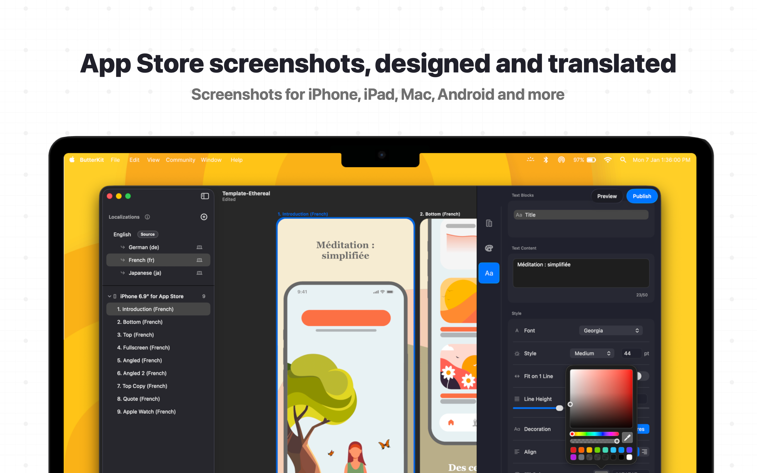ButterKit screenshot 1