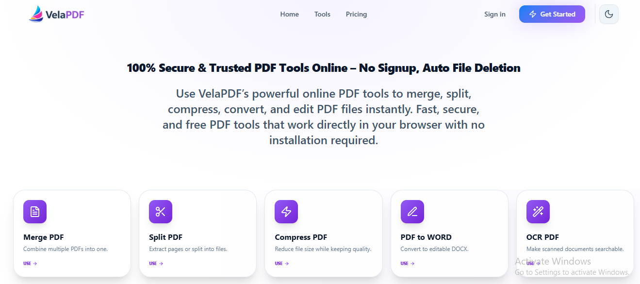 VelaPDF screenshot 1