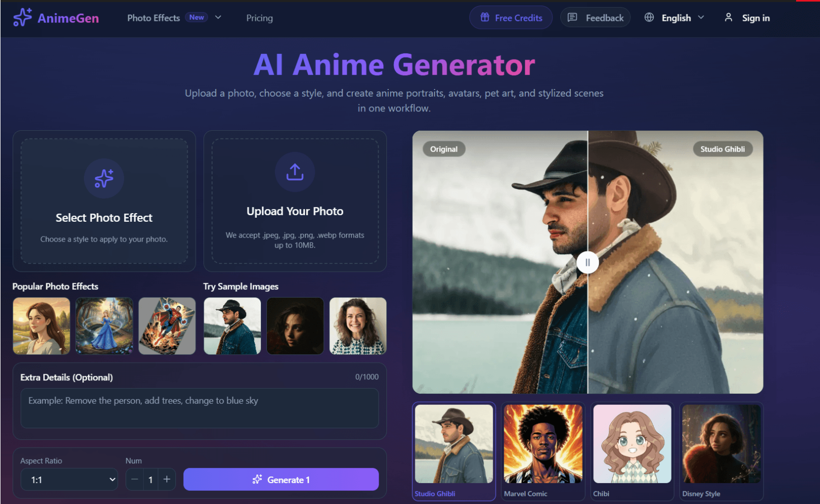 AnimeGen.ai screenshot 1