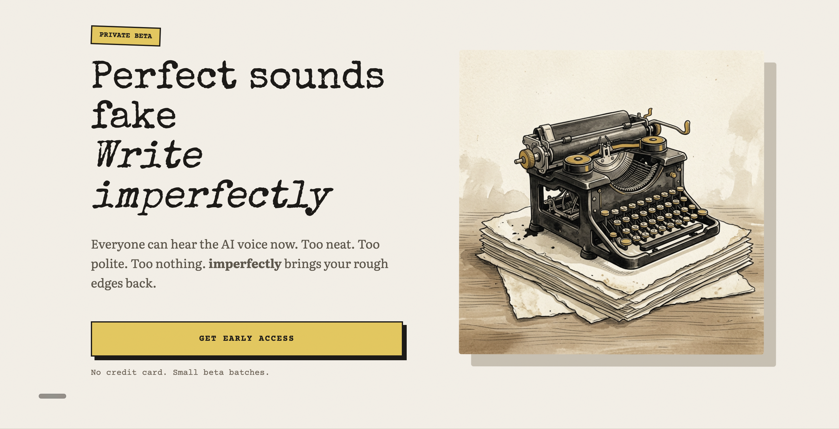 imperfectly