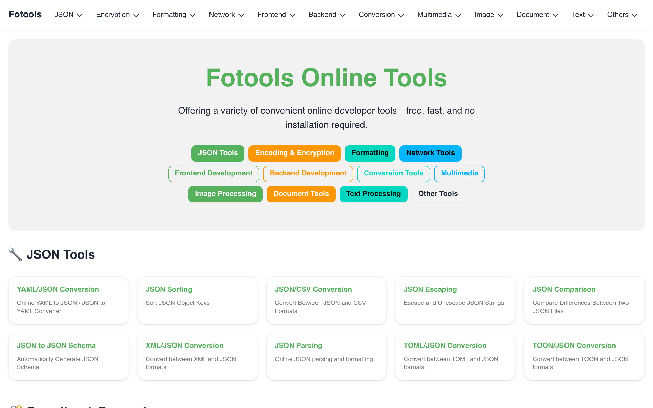 Fotools screenshot 1