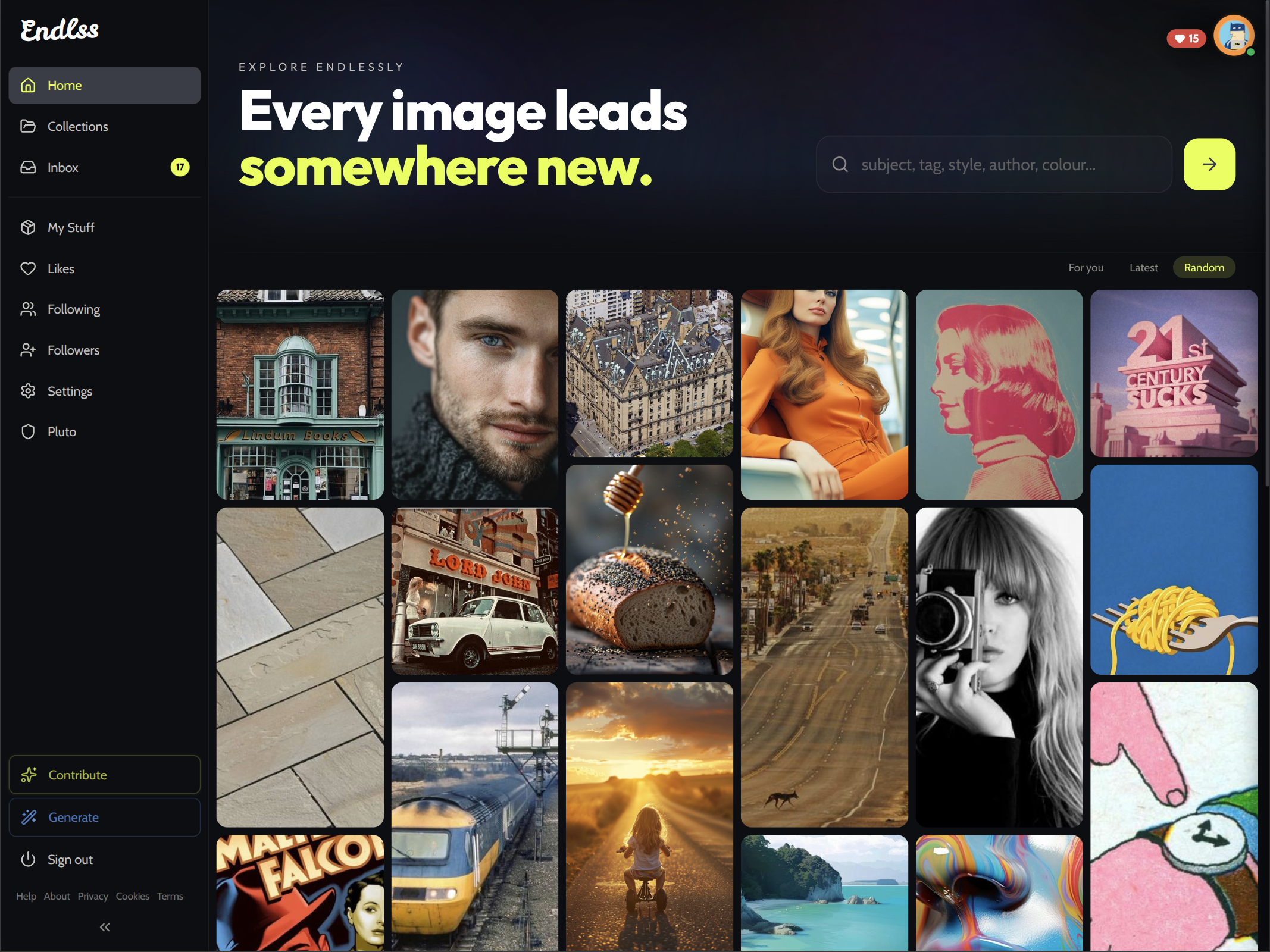 Endlss screenshot 1