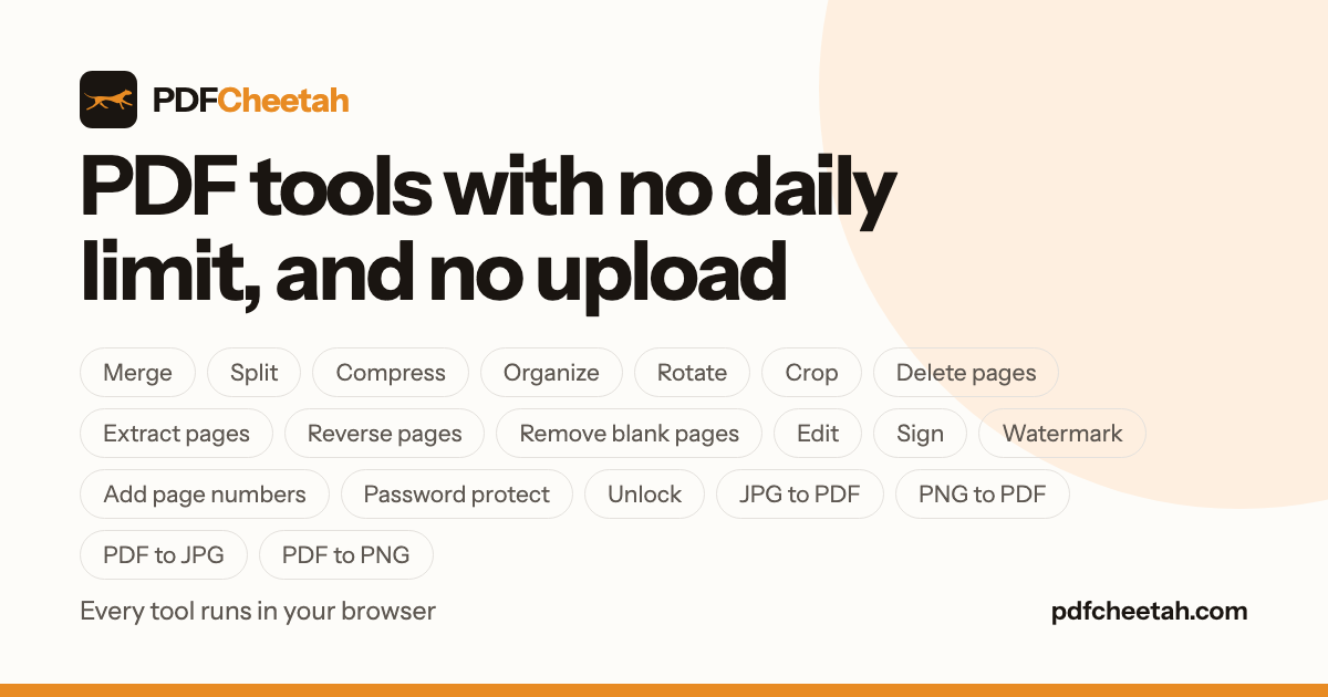 PDFCheetah screenshot 1